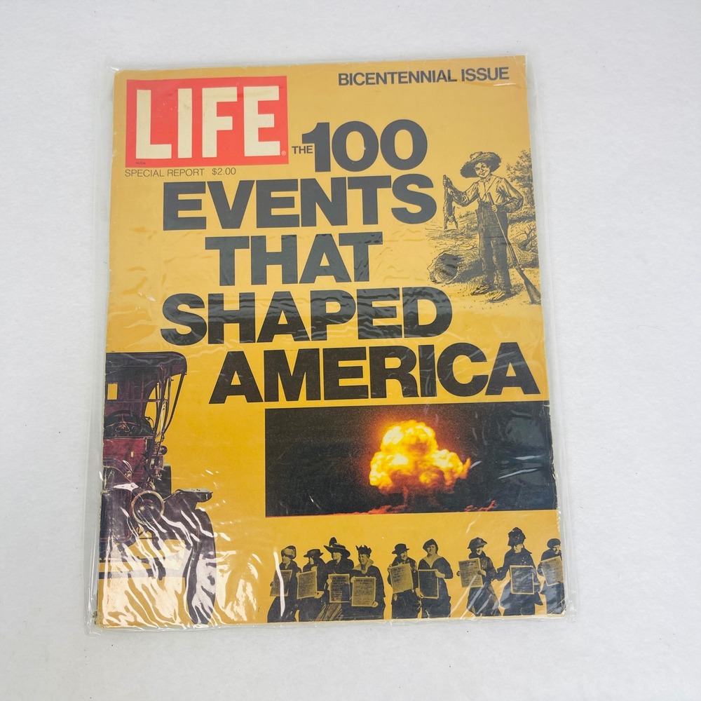 Vintage LIFE Magazine Bicentennial Issue 100 Events That Shaped America 1970s
